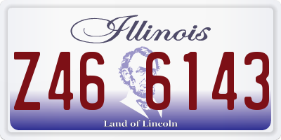 IL license plate Z466143