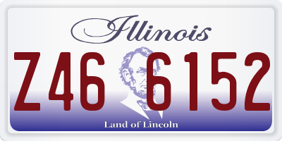 IL license plate Z466152
