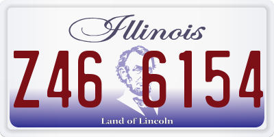IL license plate Z466154