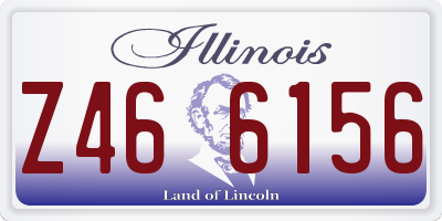 IL license plate Z466156