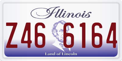 IL license plate Z466164
