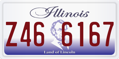 IL license plate Z466167