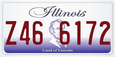 IL license plate Z466172