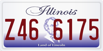 IL license plate Z466175