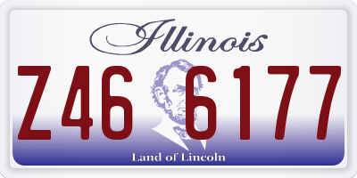 IL license plate Z466177