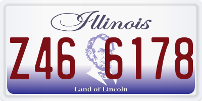 IL license plate Z466178