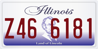 IL license plate Z466181