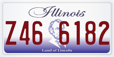 IL license plate Z466182
