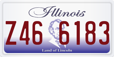 IL license plate Z466183