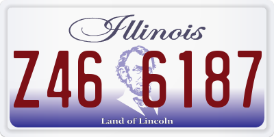 IL license plate Z466187