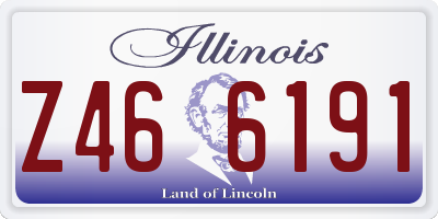 IL license plate Z466191