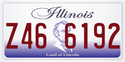 IL license plate Z466192