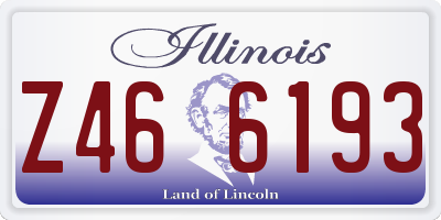 IL license plate Z466193