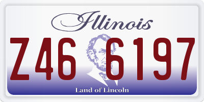IL license plate Z466197