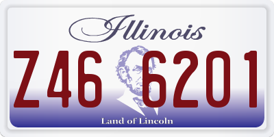 IL license plate Z466201