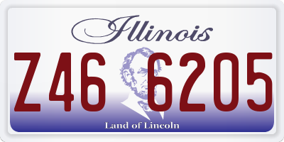 IL license plate Z466205
