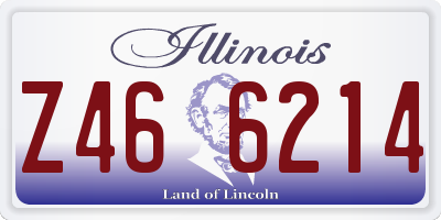 IL license plate Z466214