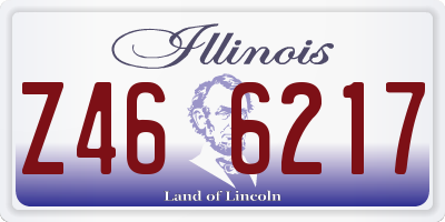 IL license plate Z466217