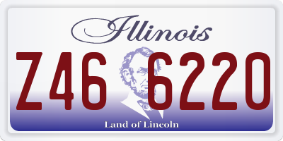 IL license plate Z466220
