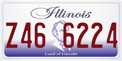 IL license plate Z466224