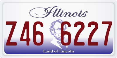 IL license plate Z466227