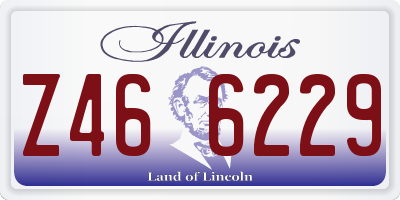 IL license plate Z466229