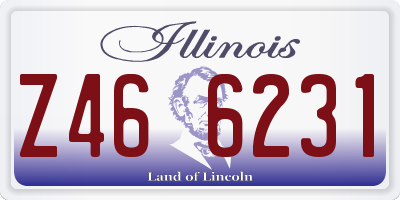 IL license plate Z466231