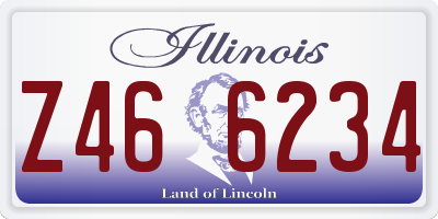 IL license plate Z466234