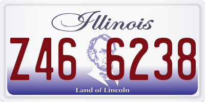 IL license plate Z466238