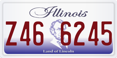 IL license plate Z466245