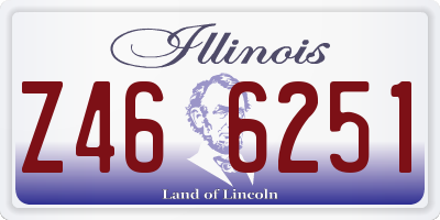 IL license plate Z466251