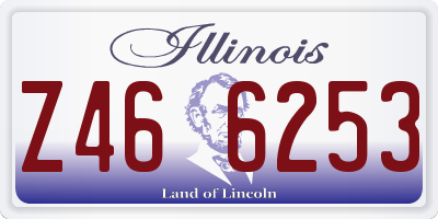 IL license plate Z466253