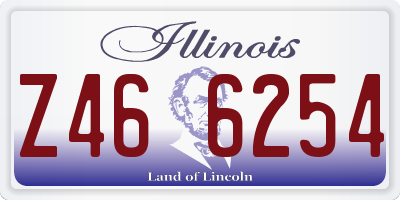 IL license plate Z466254