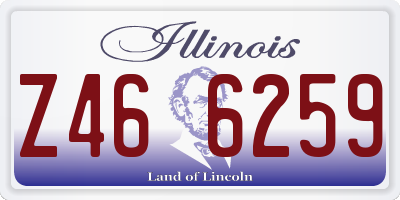 IL license plate Z466259