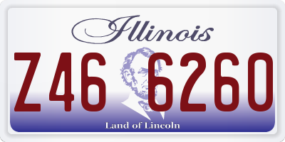 IL license plate Z466260