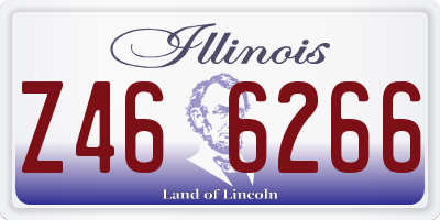 IL license plate Z466266