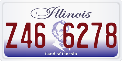 IL license plate Z466278