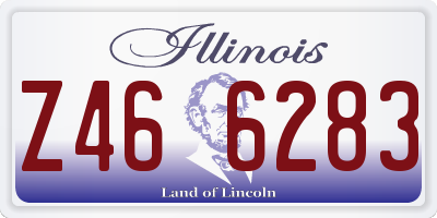 IL license plate Z466283