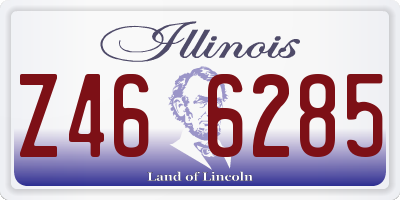 IL license plate Z466285