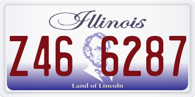 IL license plate Z466287