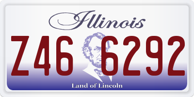IL license plate Z466292