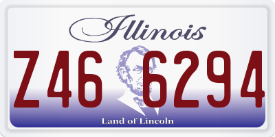 IL license plate Z466294
