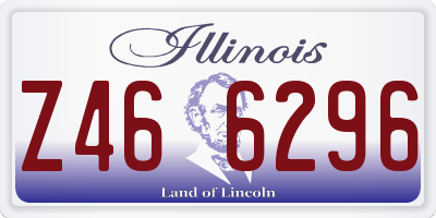 IL license plate Z466296