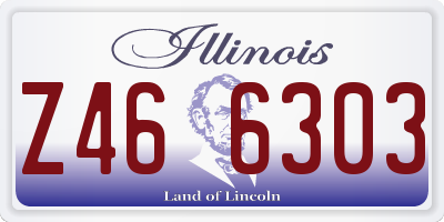 IL license plate Z466303