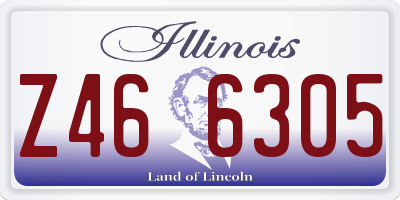 IL license plate Z466305