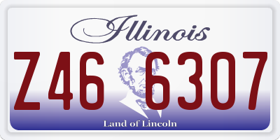 IL license plate Z466307