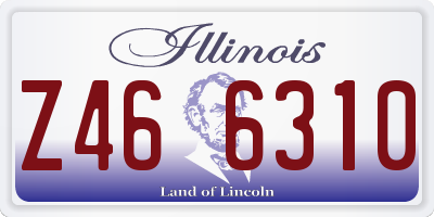 IL license plate Z466310