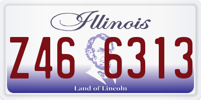 IL license plate Z466313