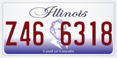 IL license plate Z466318