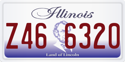 IL license plate Z466320